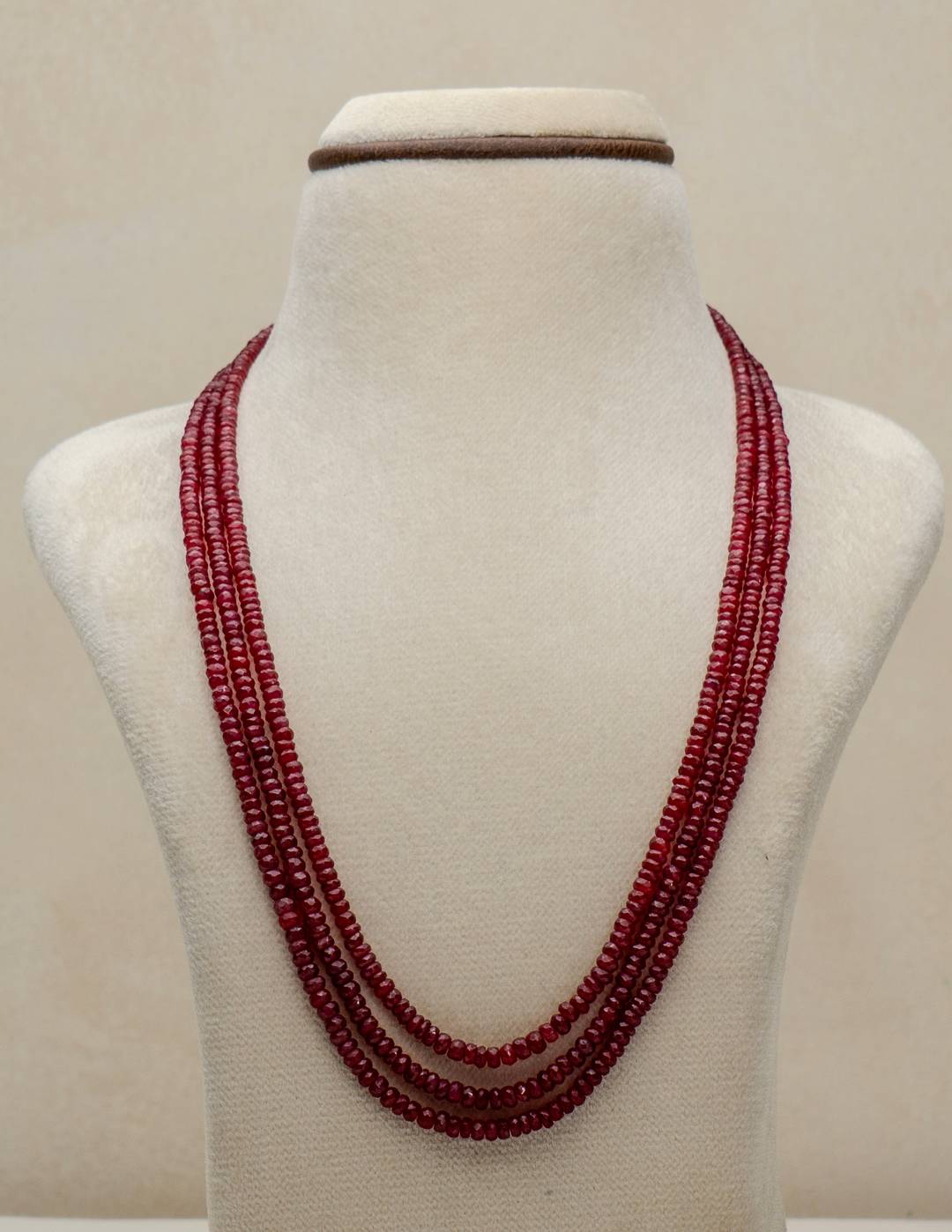 Ruby Cut Beads