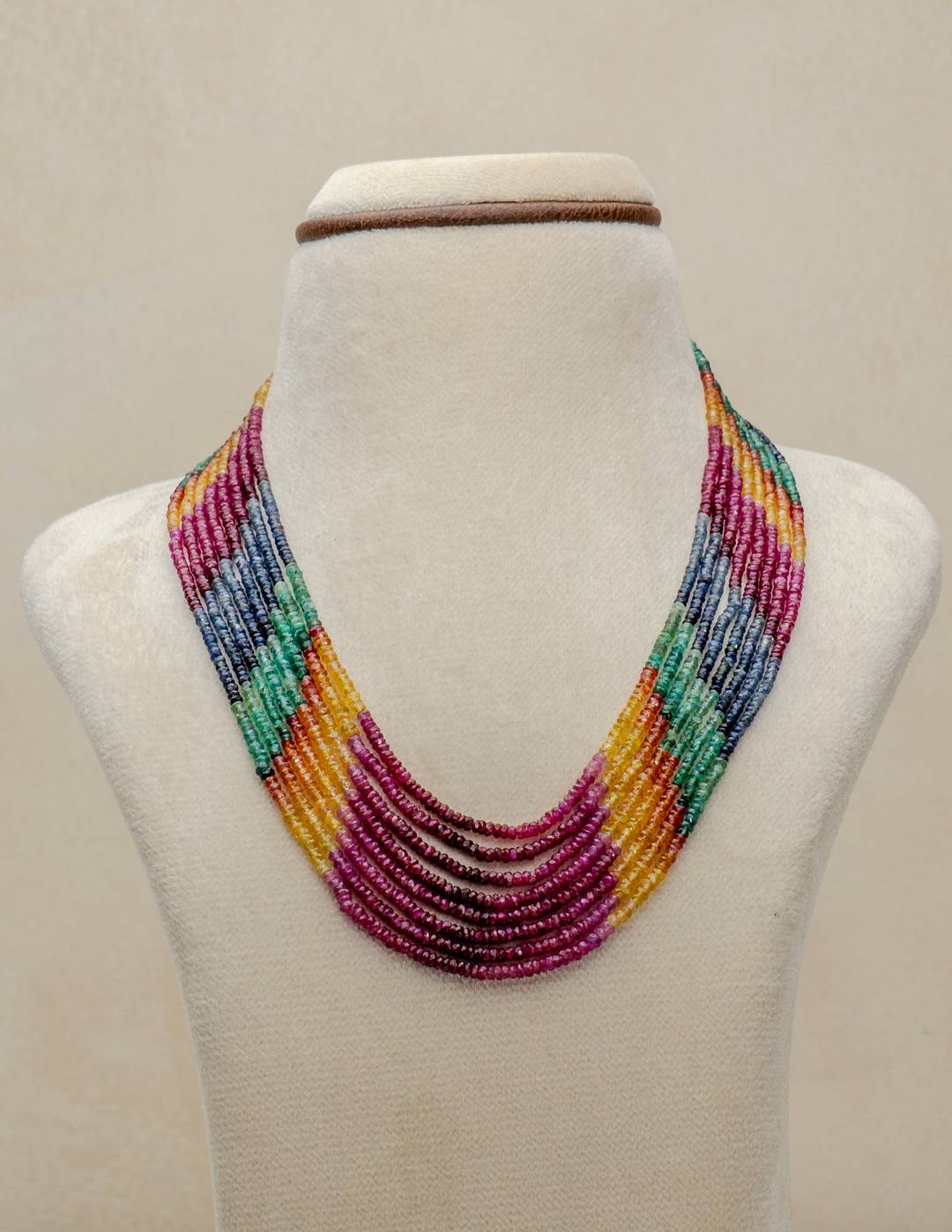 Multi Sapphired Beads